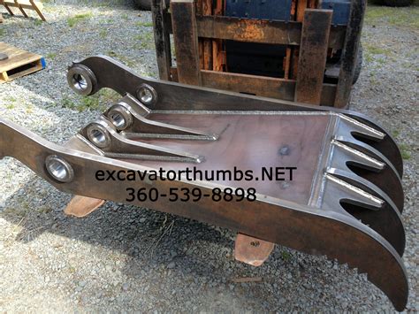 mini excavator hydraulic thumb|mini excavator thumbs for sale.